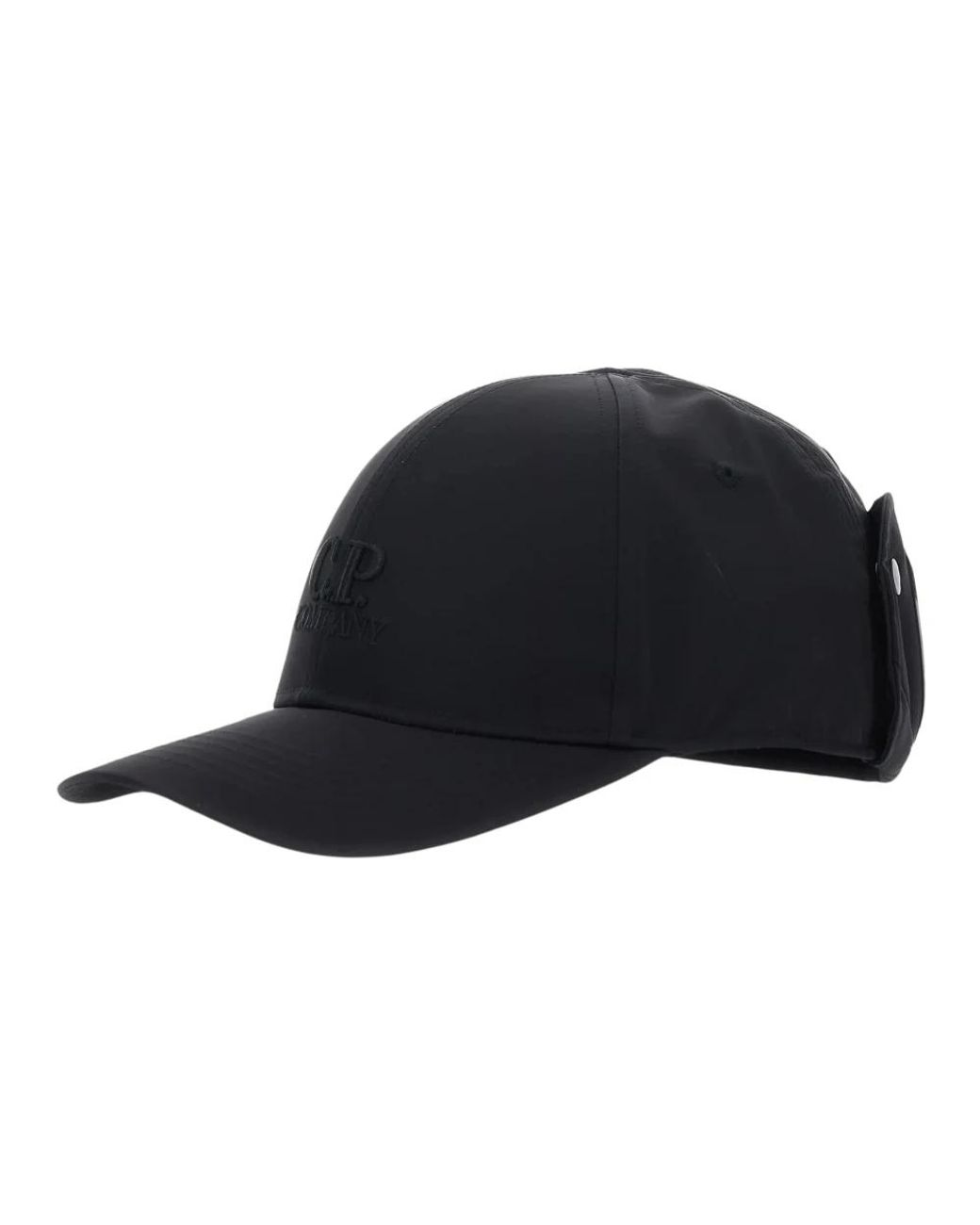 C P Company Black Hats & Caps