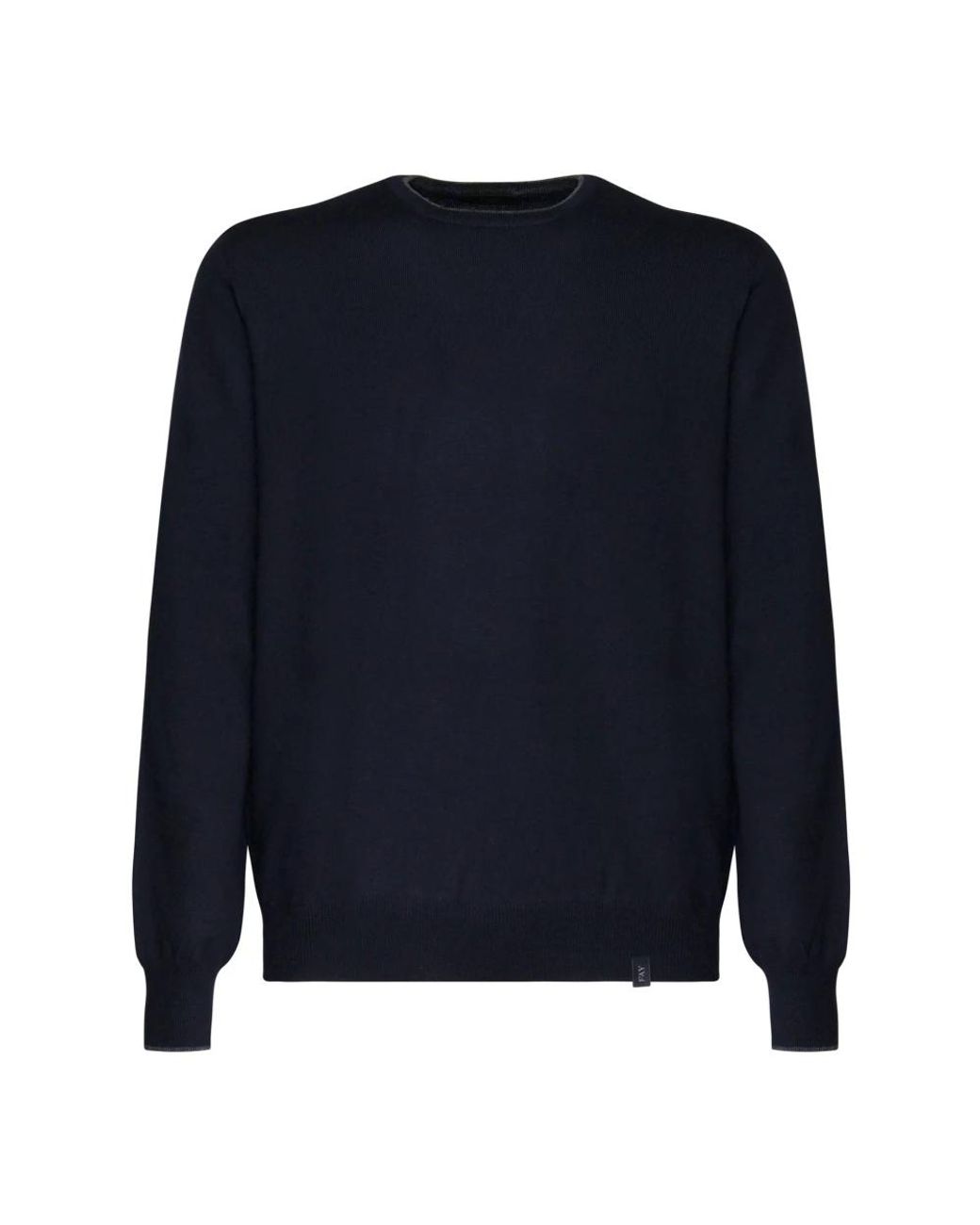 Fay Blue Round-Neck Knitwear for men