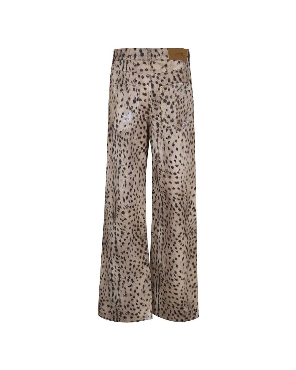 Amiri Gray Wide Jeans