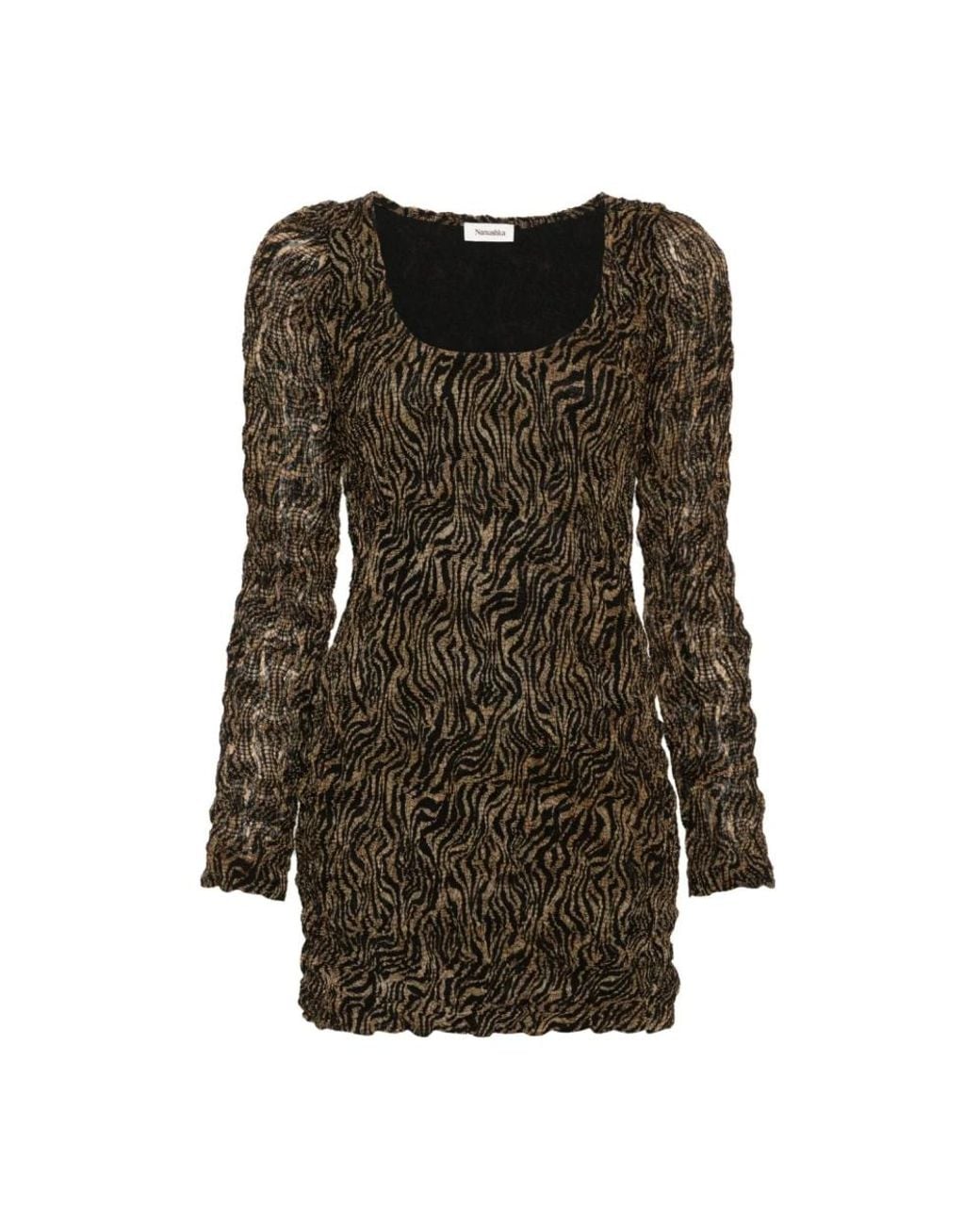 Nanushka Brown Short Dresses