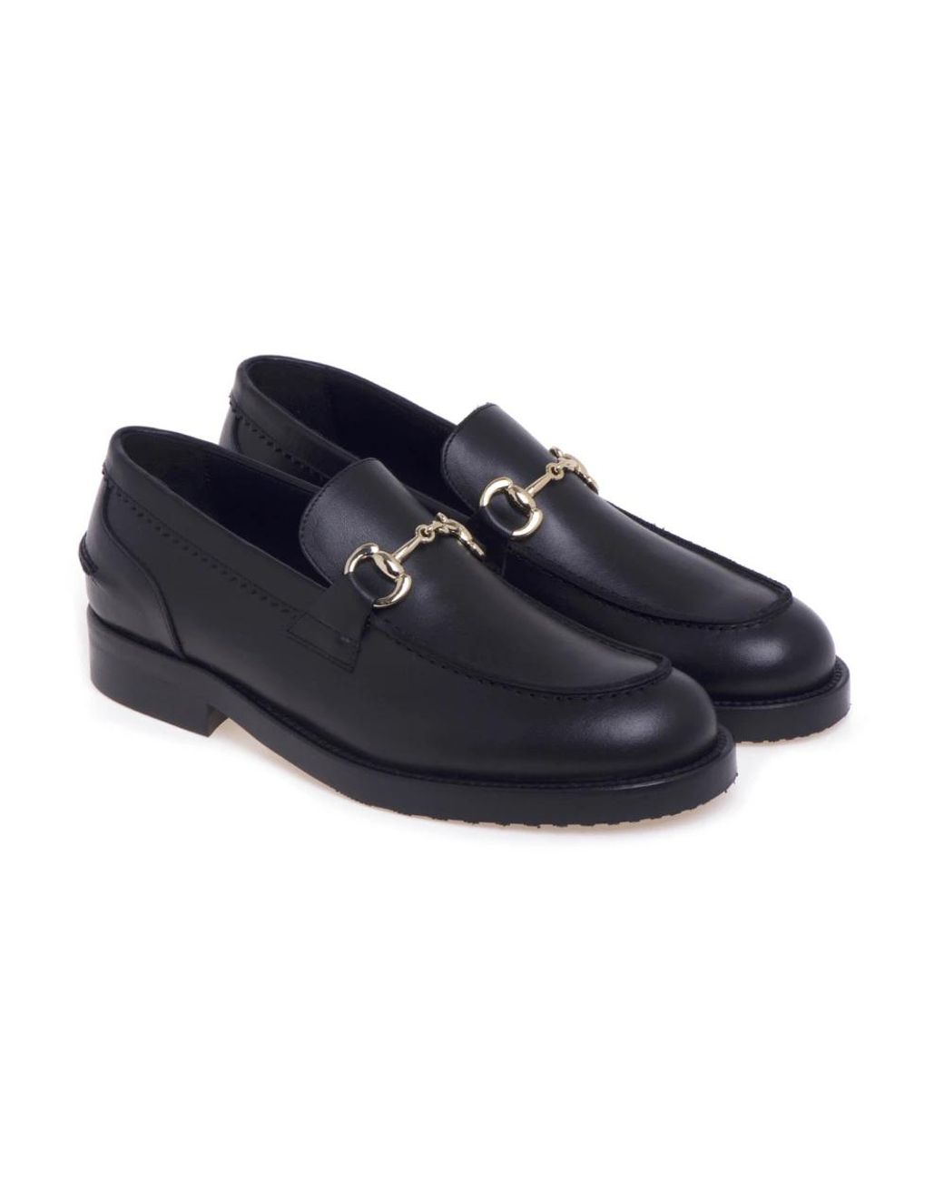 Anna F. Blue Loafers