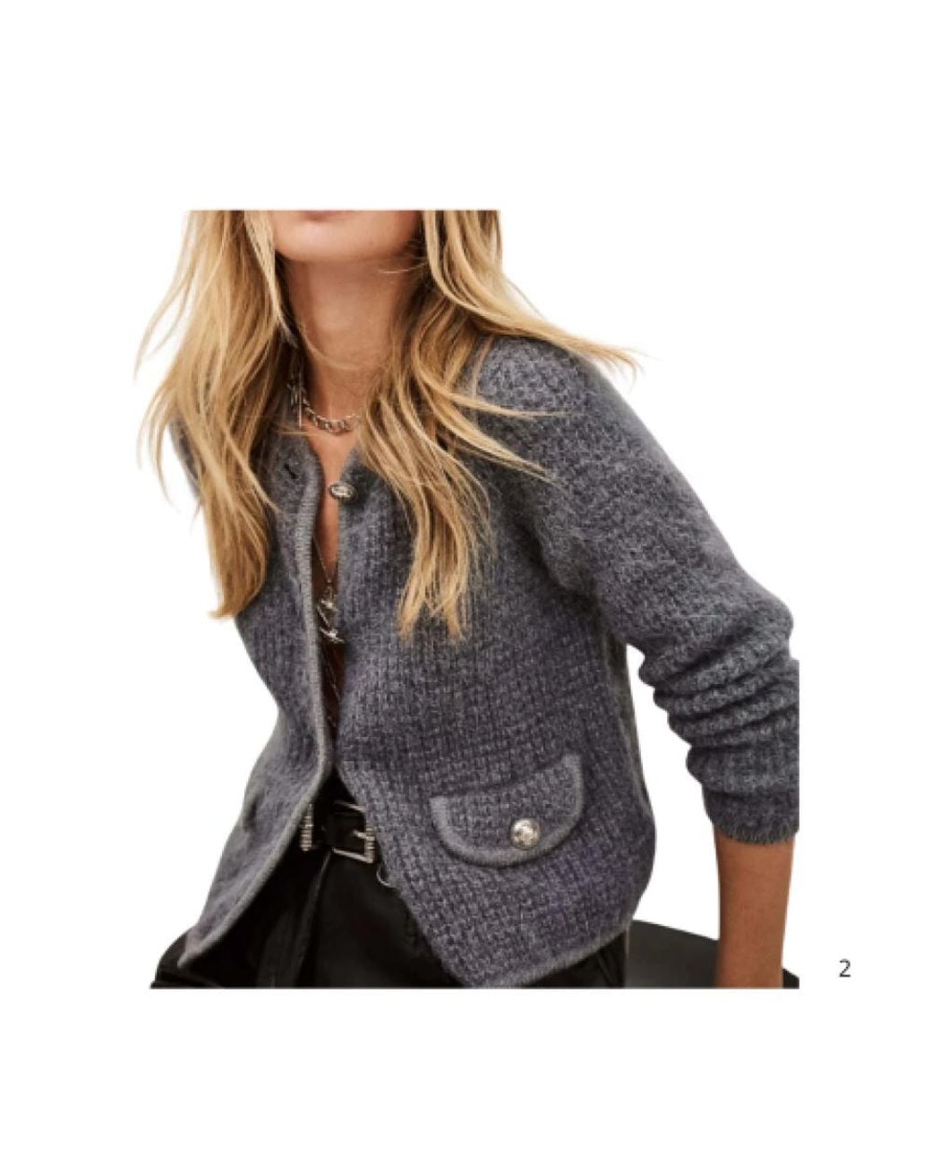 Cardigans Ba&sh de color Gray