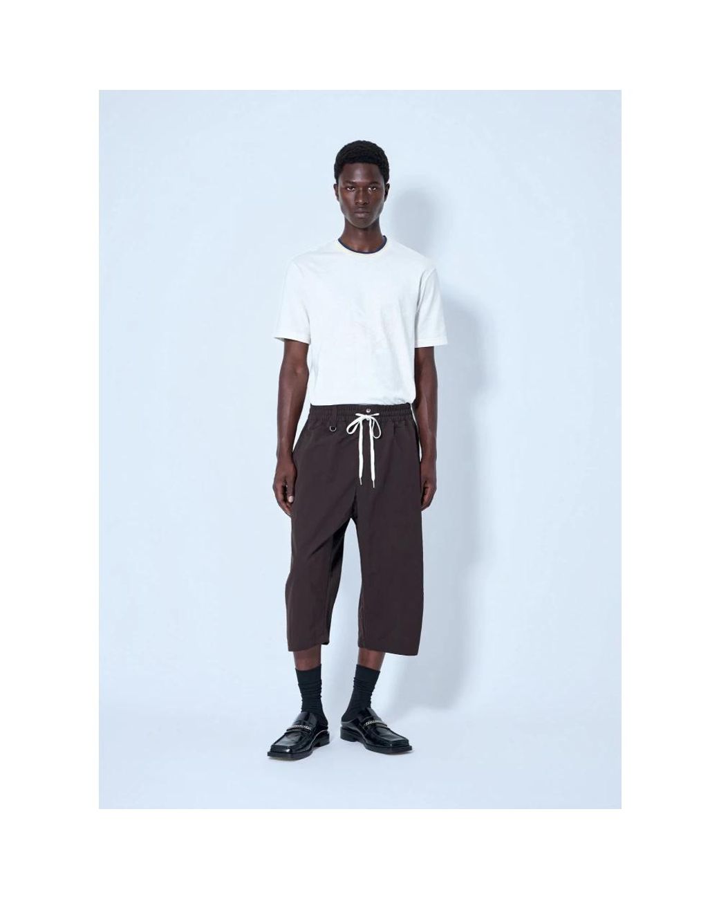 Y-3 Black Bermudas for men