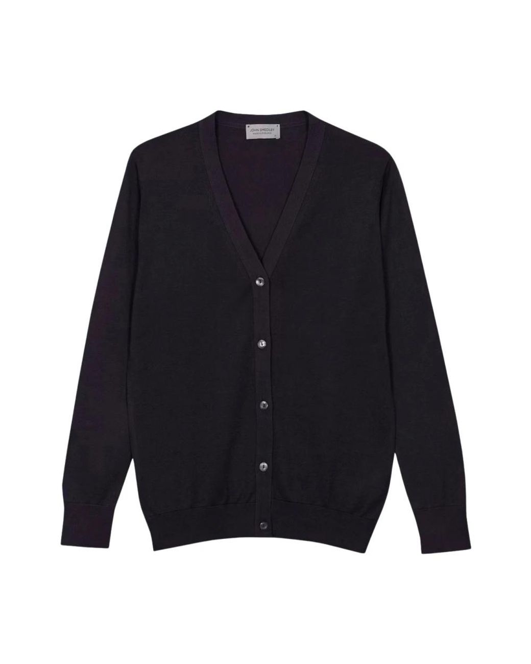 John Smedley Yasmin V-Neck Cardigan in het Blue