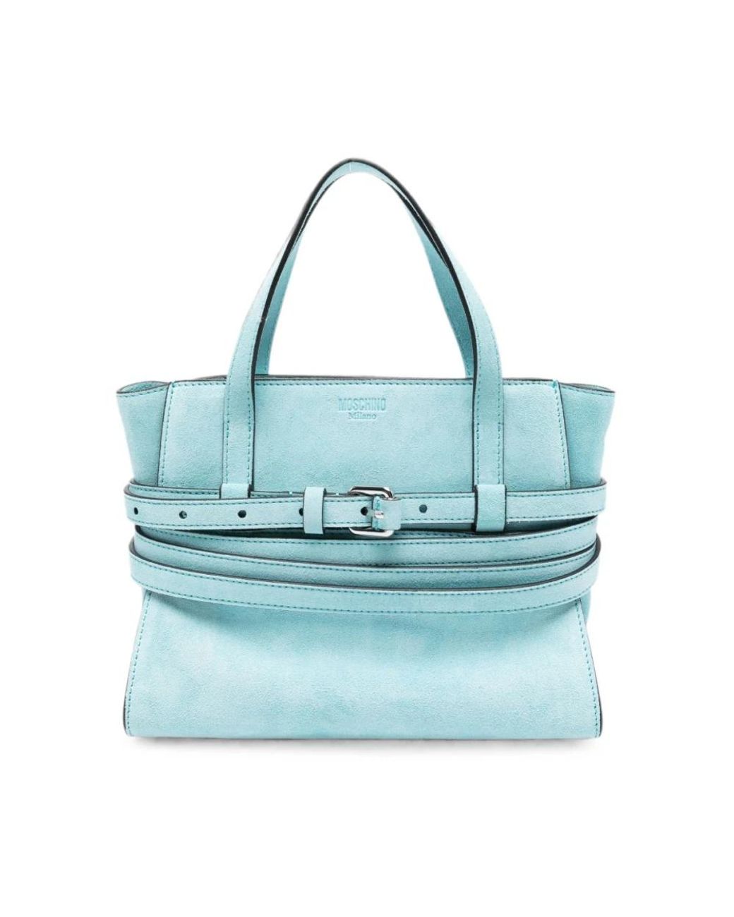 Moschino Blue Shopping Bags
