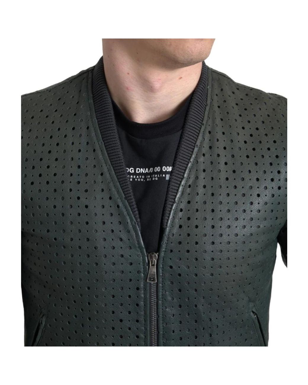 Dolce & Gabbana Black Bomber Jackets for men