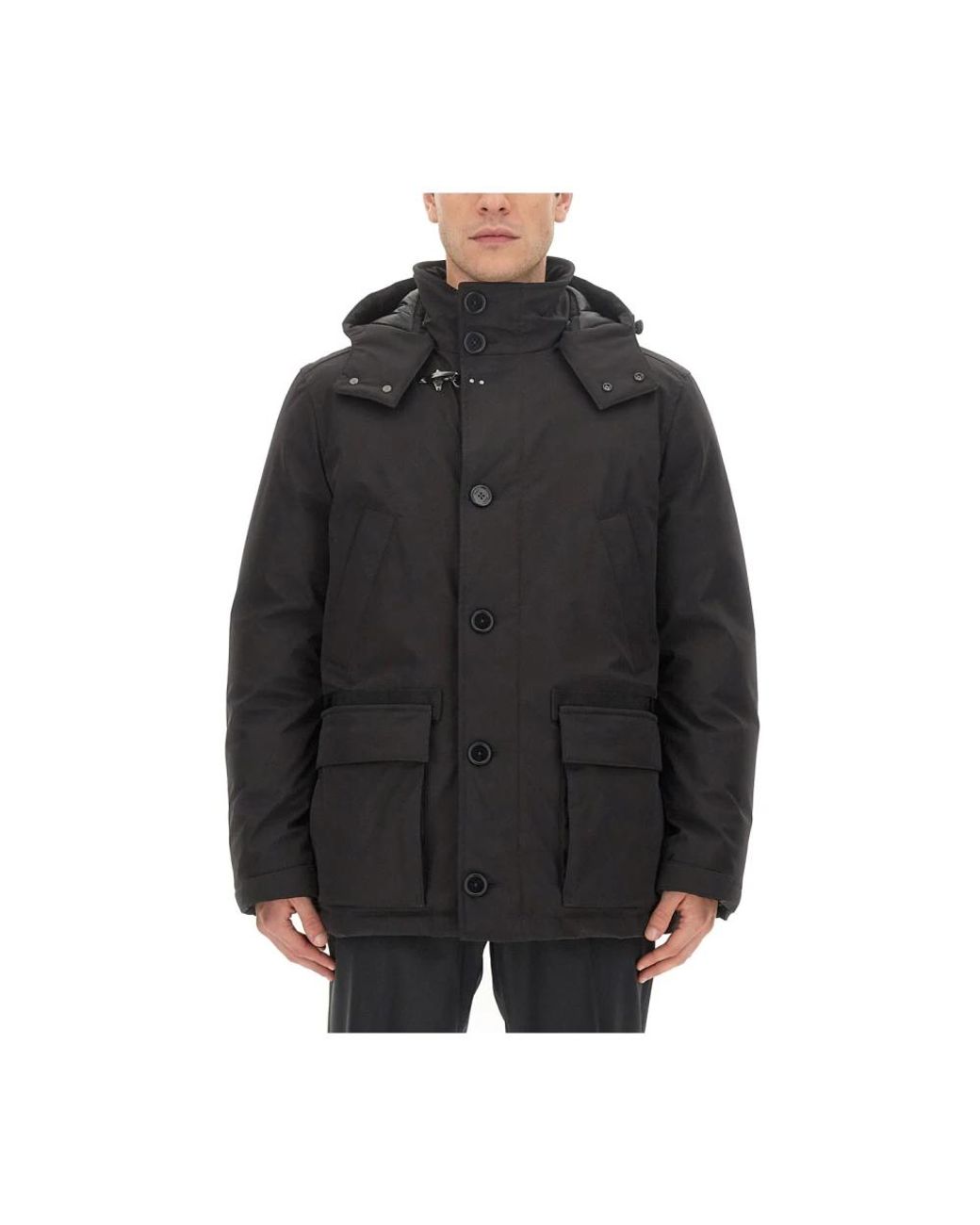 Fay Black Winter Jackets for men
