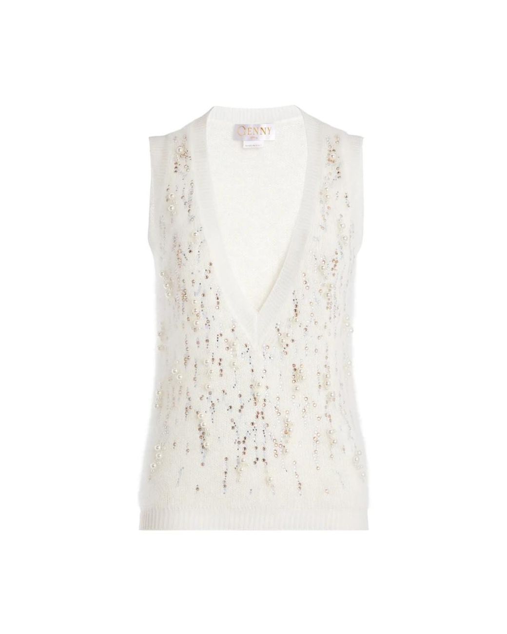 Genny Sweaters in het White