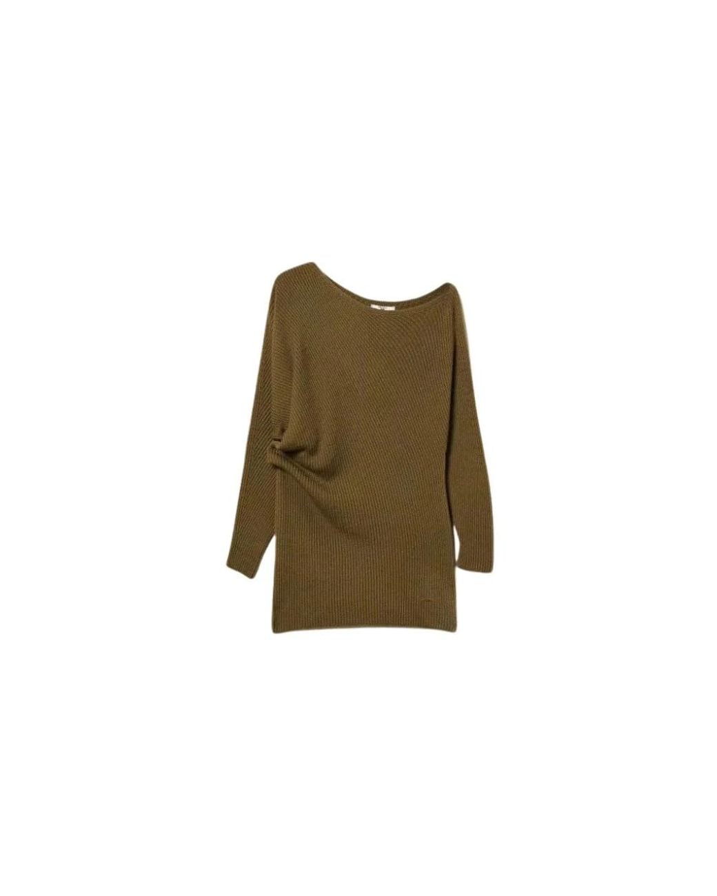 Twinset Green Long Knitwear
