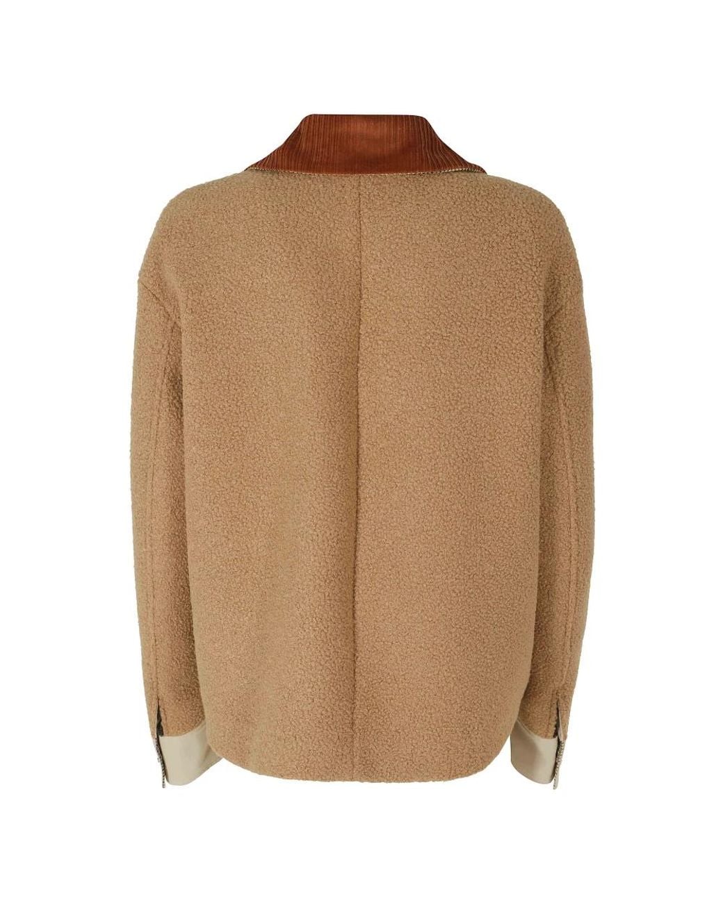 Tela Brown Faux Fur & Shearling Jackets