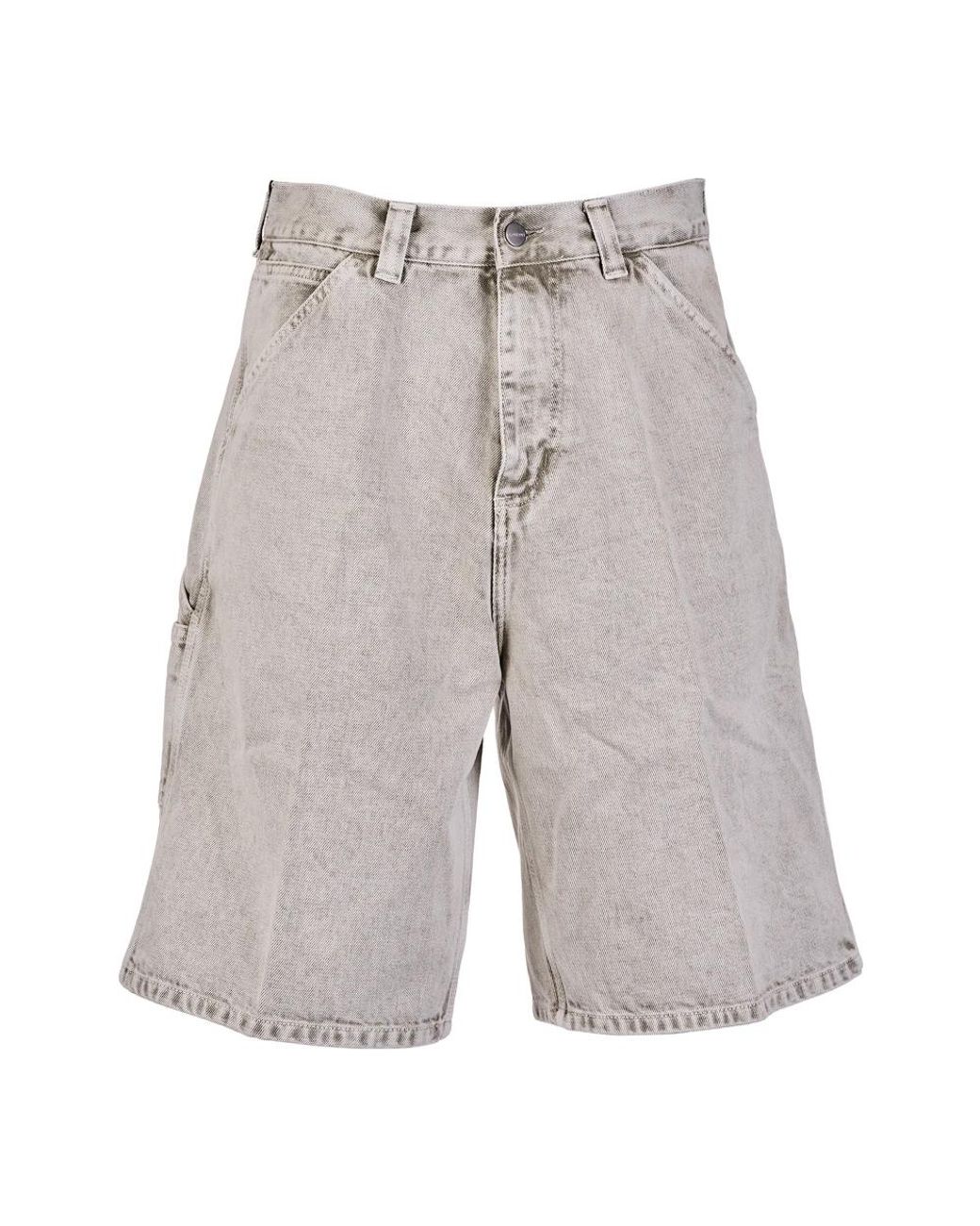 Carhartt Gray Denim Shorts for men