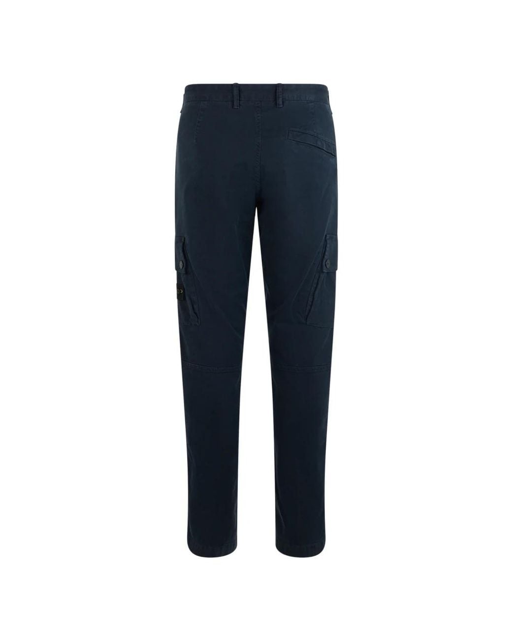 Stone Island Blue Slim-Fit Trousers for men
