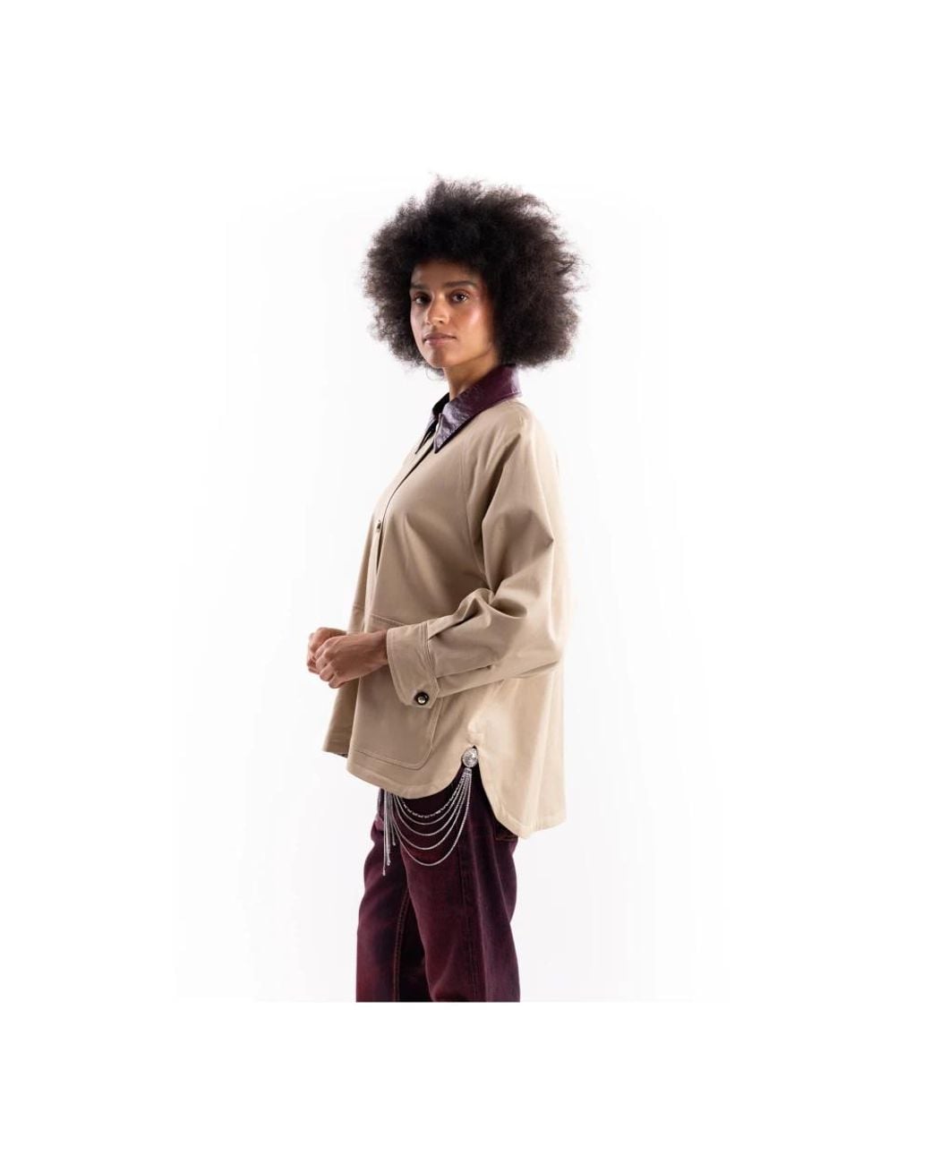 Light Jackets Marella de color Natural