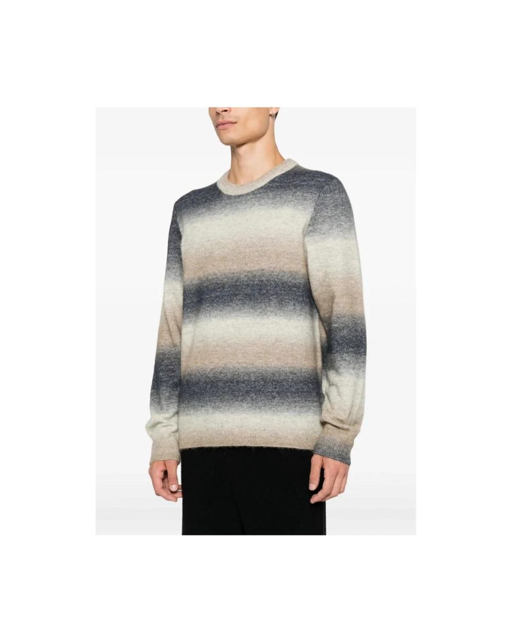 Samsøe & Samsøe Gray Round-Neck Knitwear for men