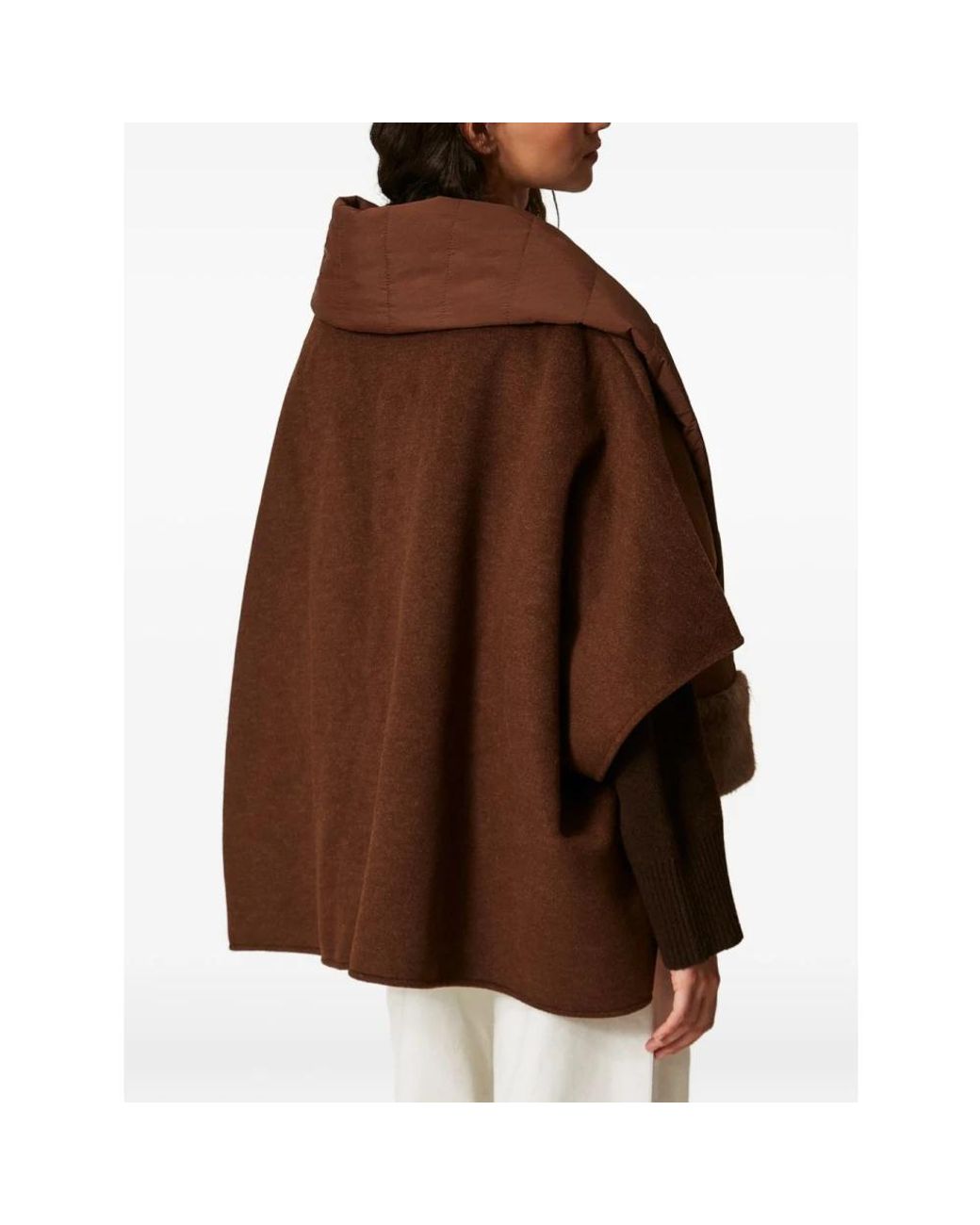 Twinset Brown Ponchos