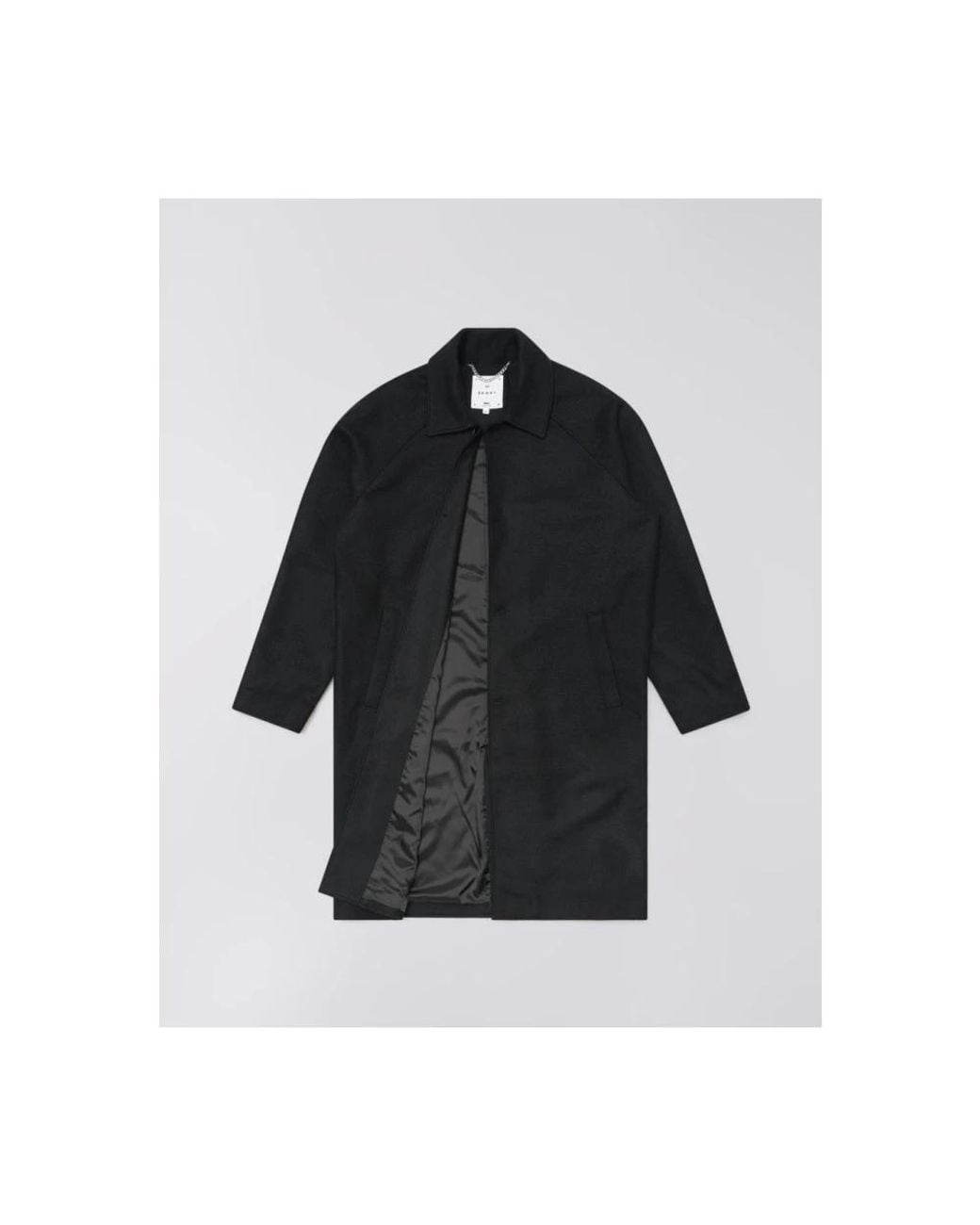 Single-Breasted Coats Edwin de hombre de color Black