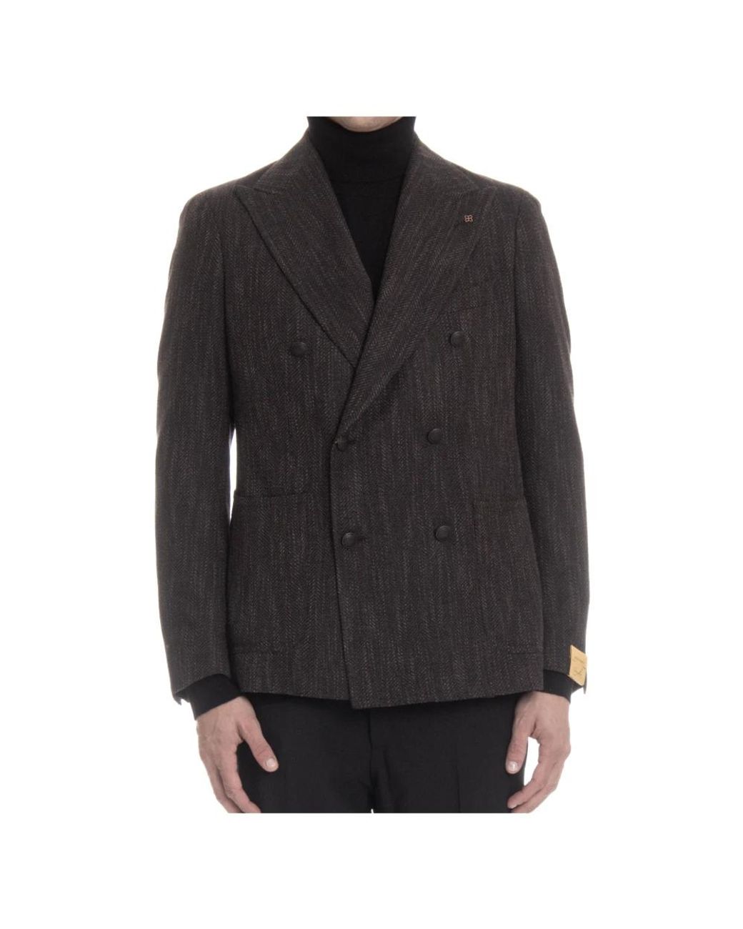 Tagliatore Black Blazers for men