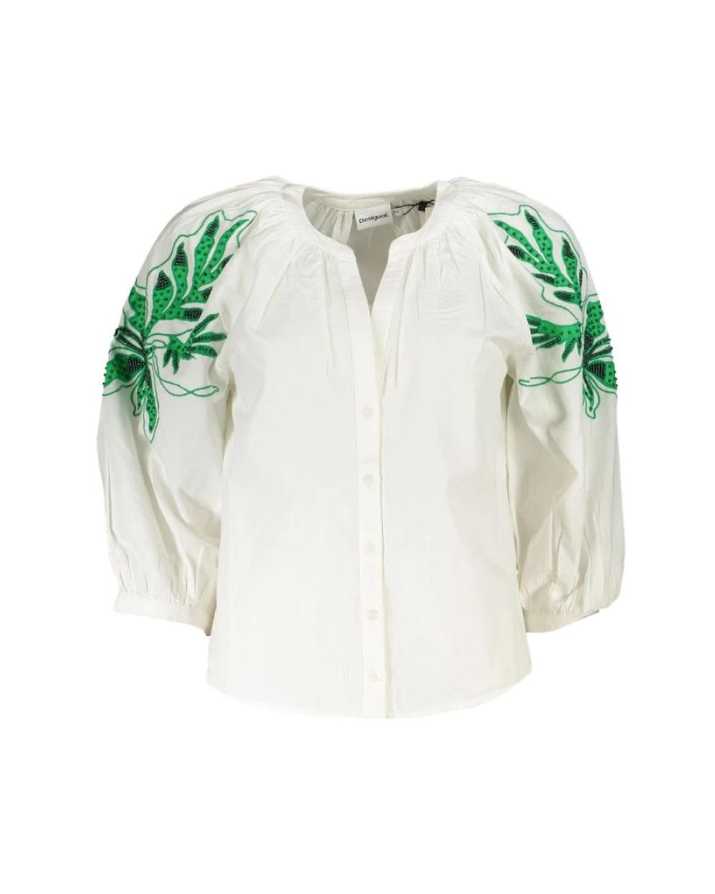 Desigual Green Blouses