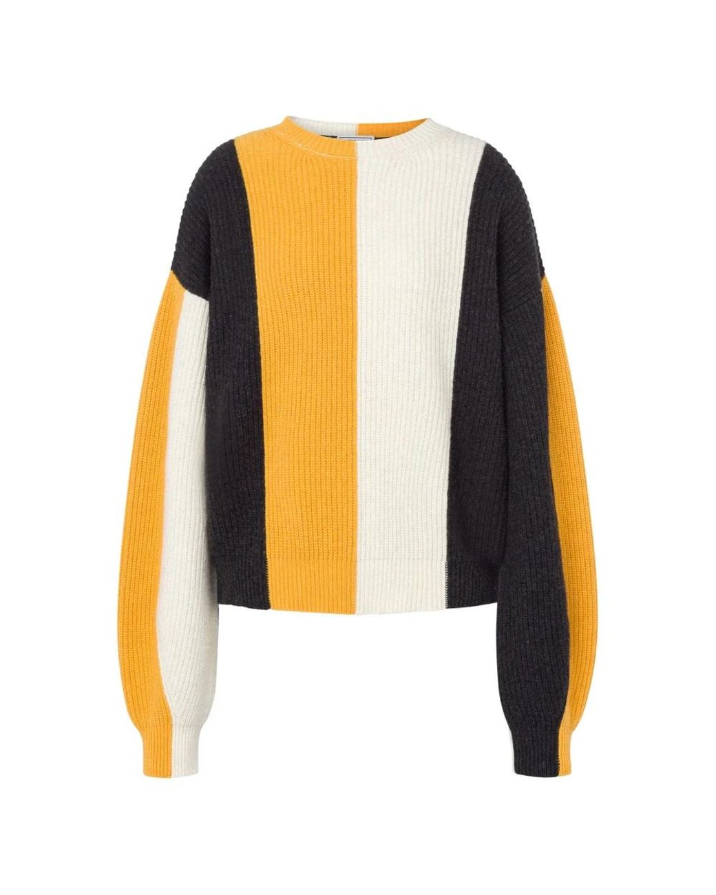 Moschino Yellow Round-Neck Knitwear