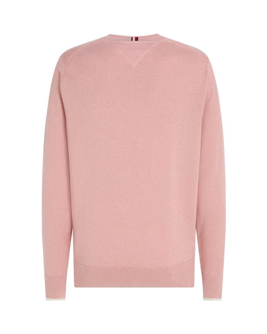 Tommy Hilfiger Pink Round-Neck Knitwear for men