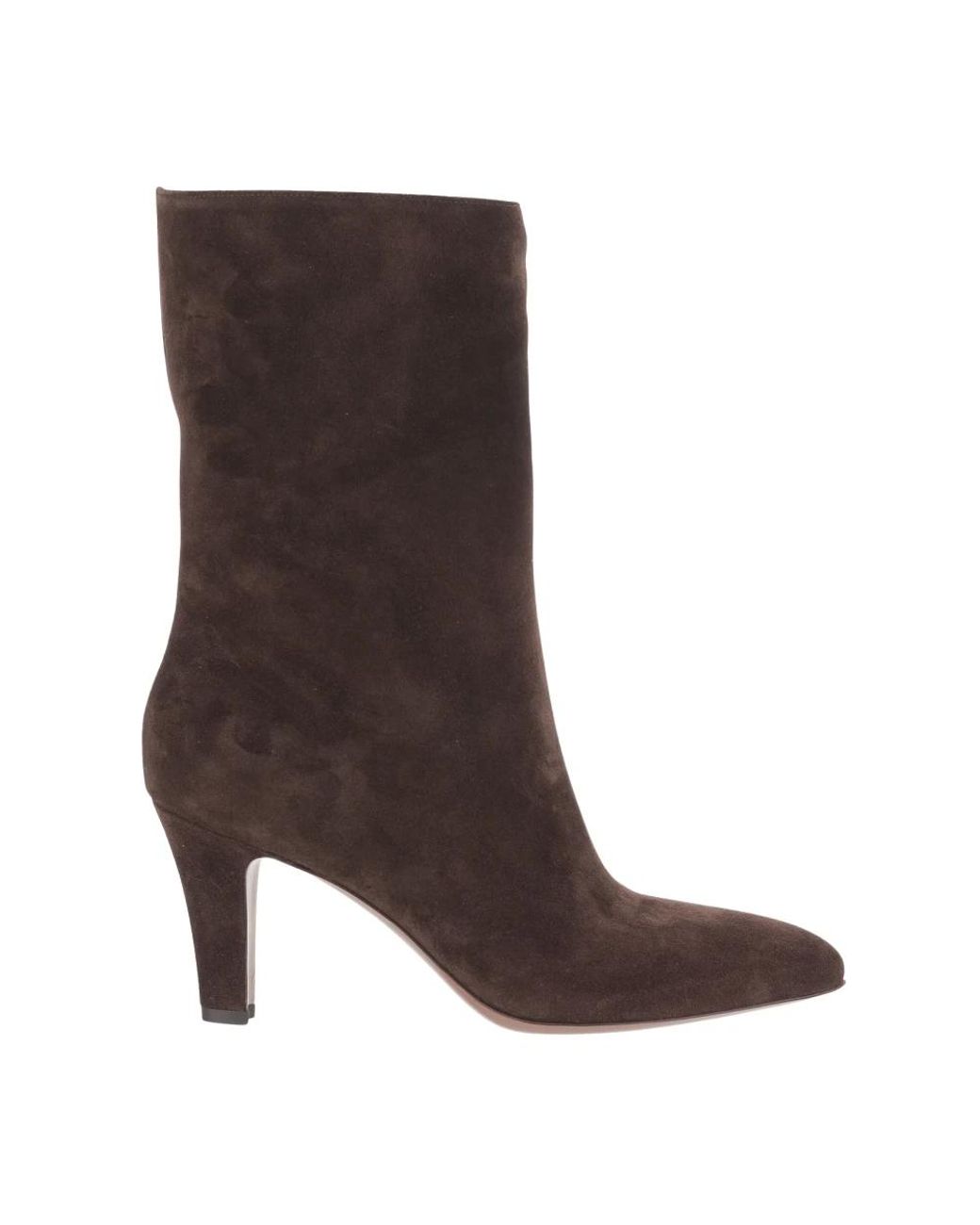Paris Texas Brown Heeled Boots
