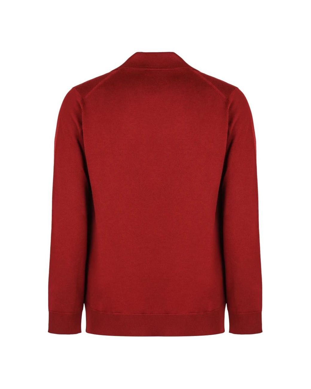 Gucci Red V-Neck Knitwear