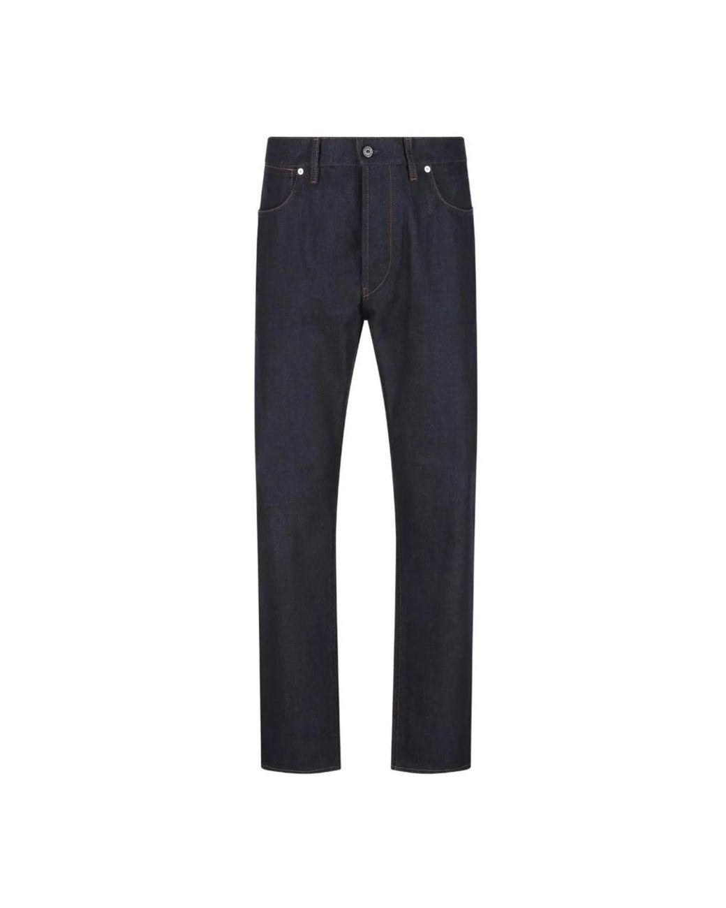 Stone Island Blue Straight Fit Jeans for men