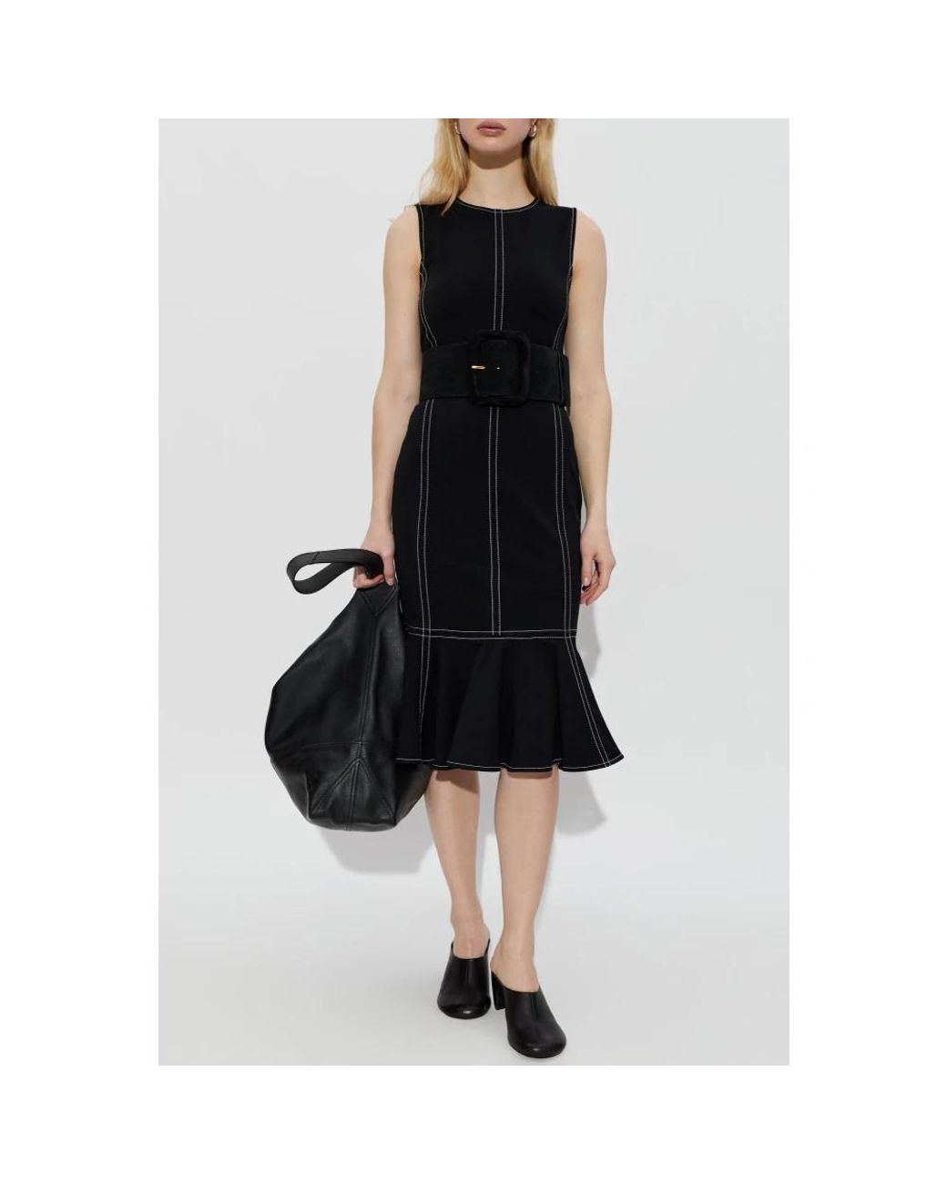 Midi Dresses AMI en coloris Black