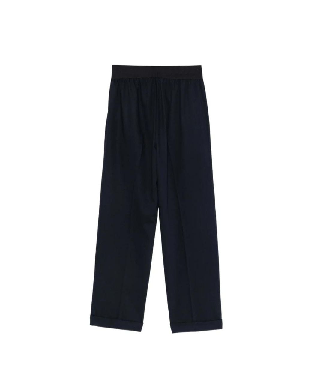 Le Tricot Perugia Blue Straight Trousers