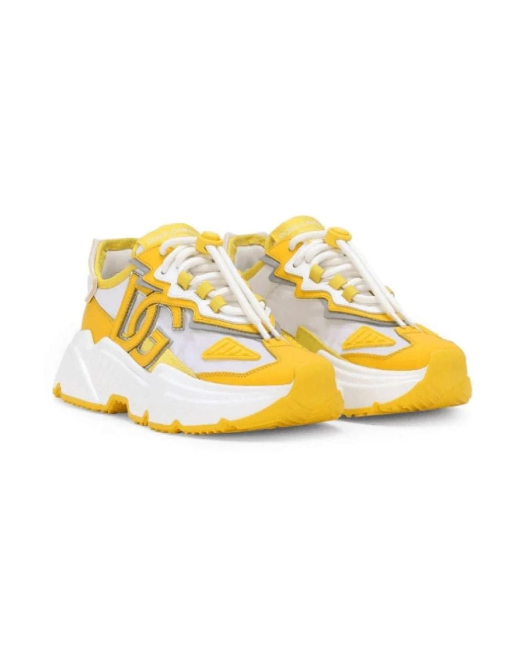 Dolce & Gabbana Yellow Sneakers