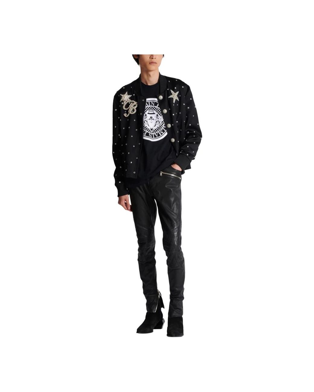 Balmain Black T-Shirts for men