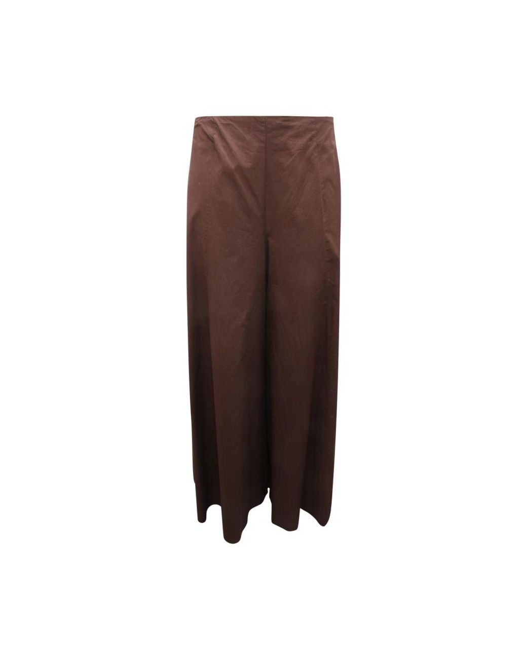 EMMA & GAIA Brown Wide Trousers