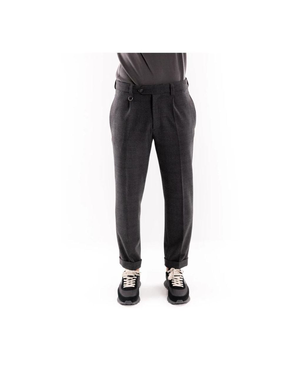 Paolo Pecora Black Chinos for men