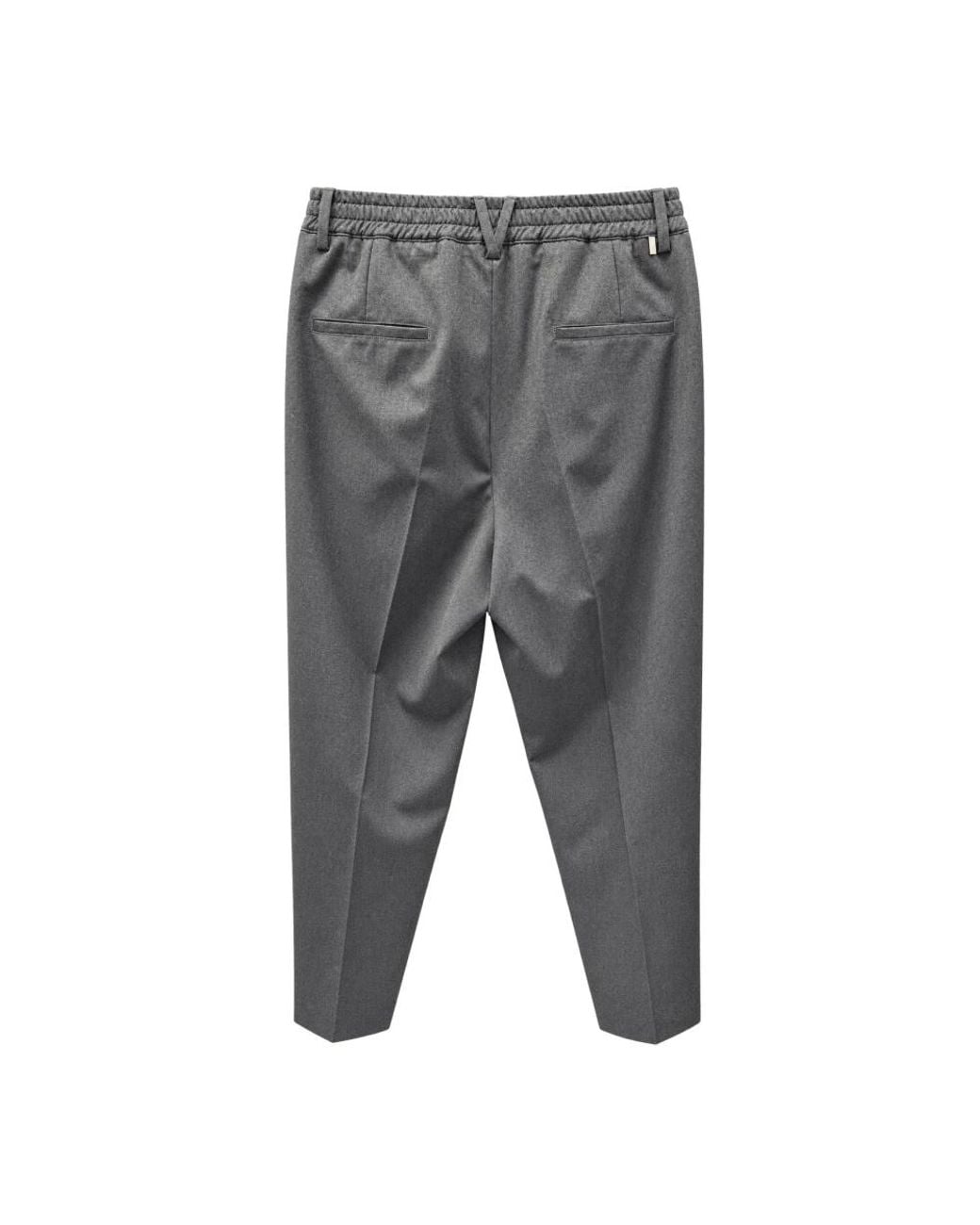 Low Brand Gray Suit Trousers for men