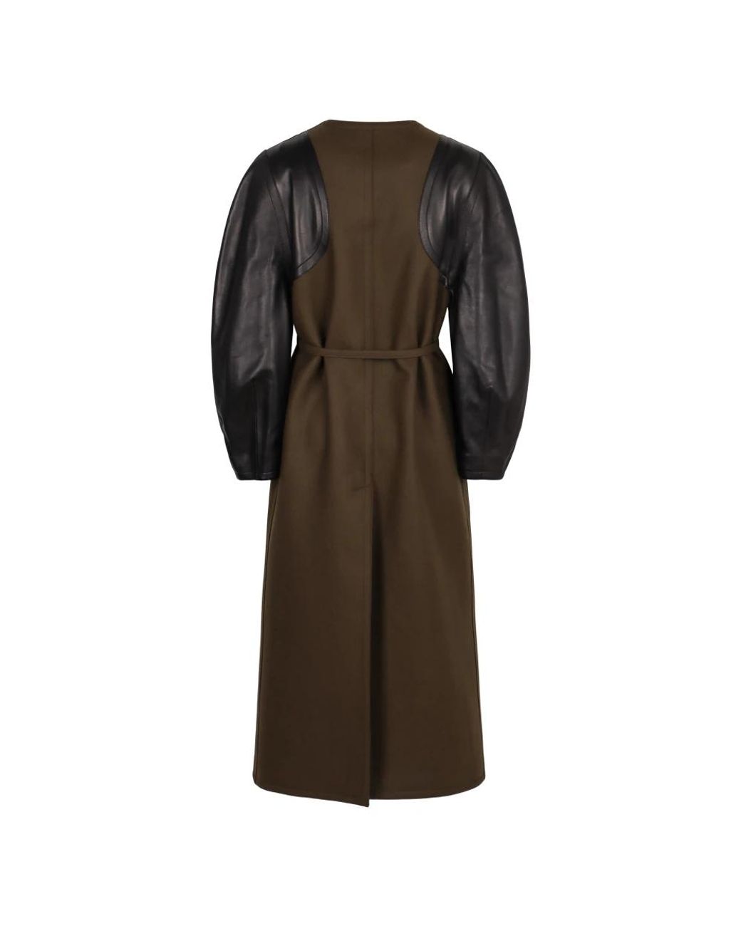 Belted Coats Fendi de color Brown