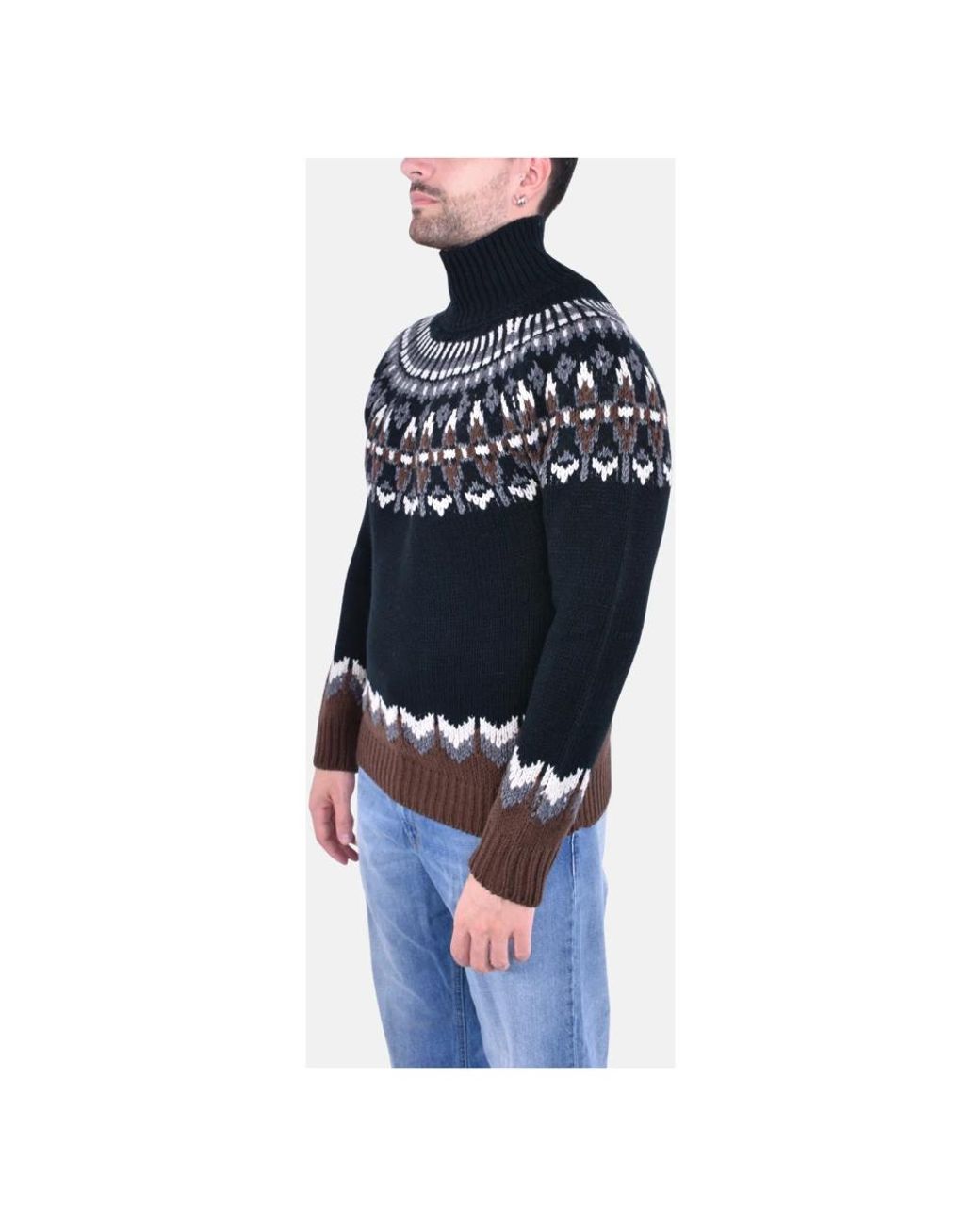 Dondup Blue Turtlenecks for men