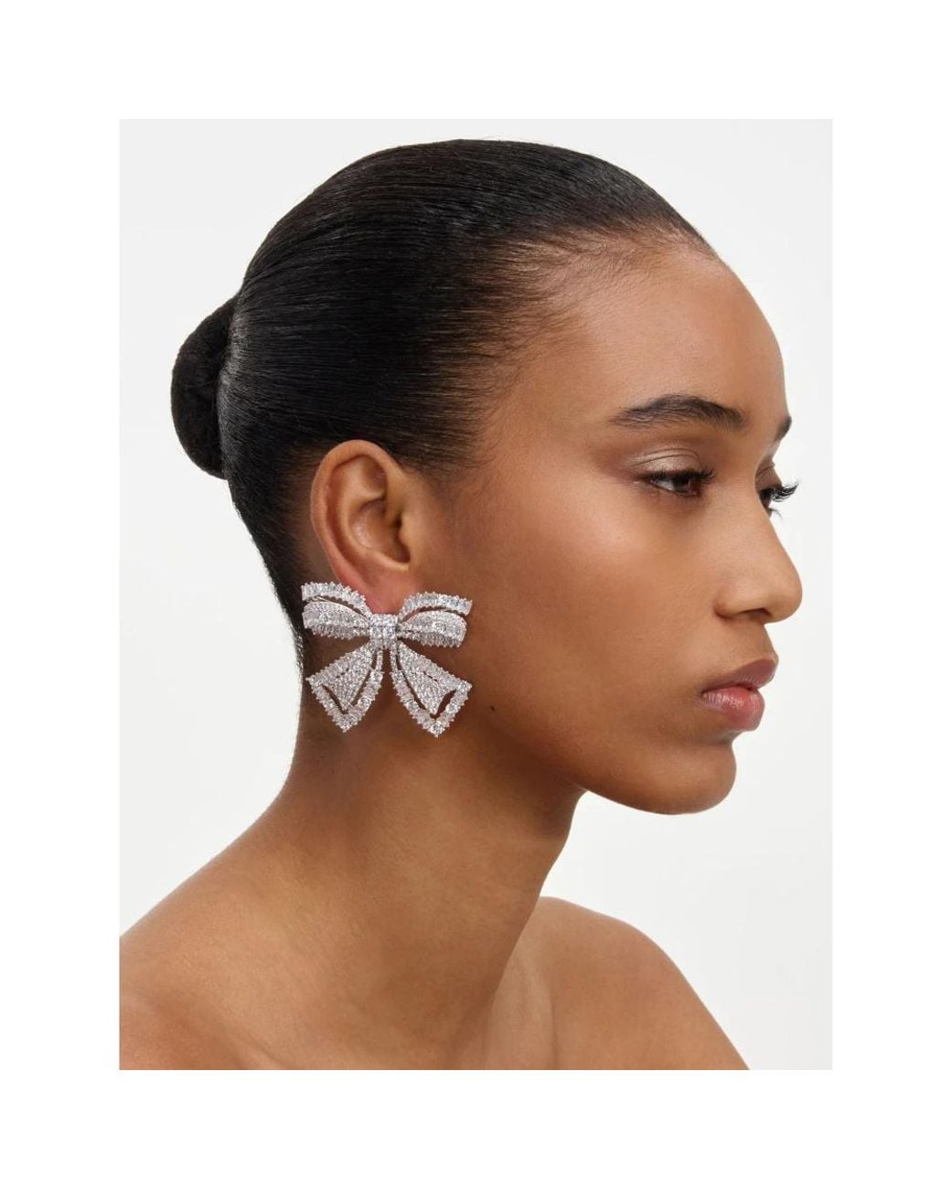 Self-Portrait Metallic Earrings