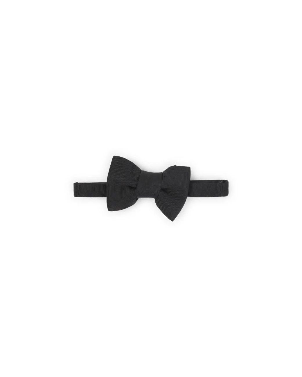 Tom Ford Black Pre-Tied Bow Tie for men