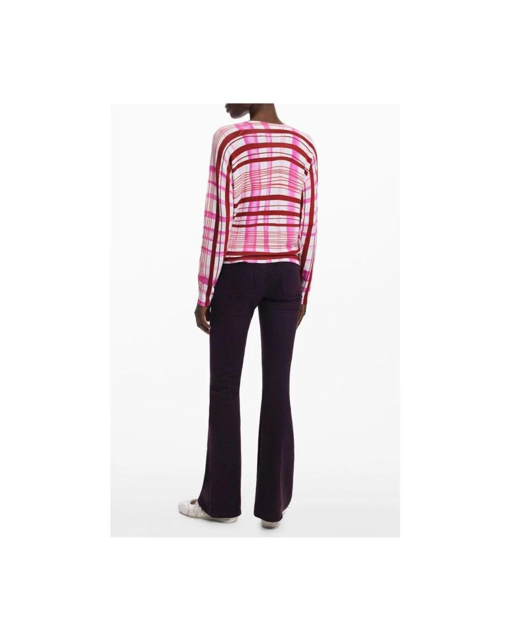 Desigual Red Round-Neck Knitwear