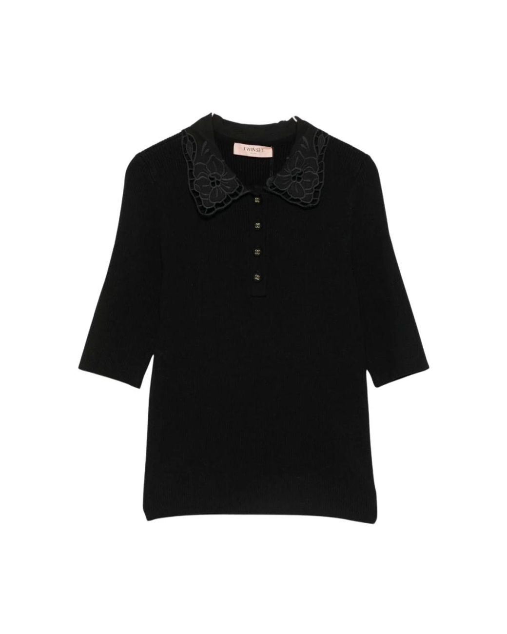 Twinset Black Polo Shirts