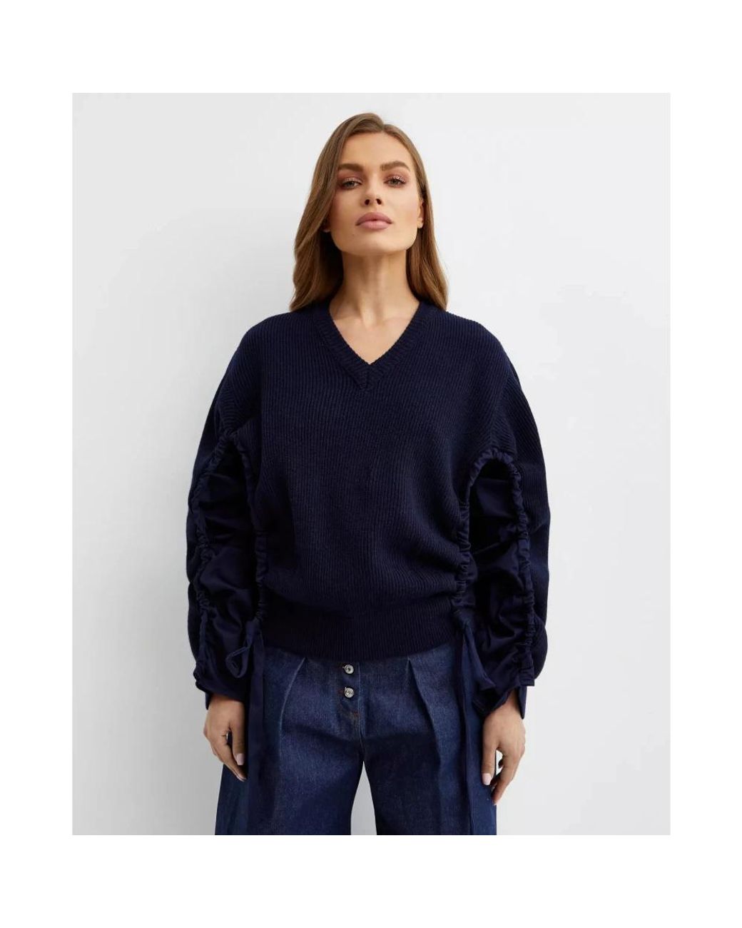 J.W. Anderson Blue V-Neck Knitwear