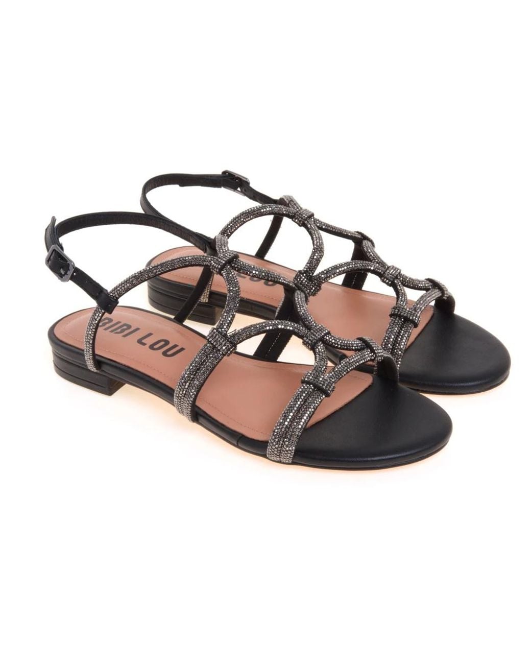 Flat Sandals Bibi Lou en coloris Black
