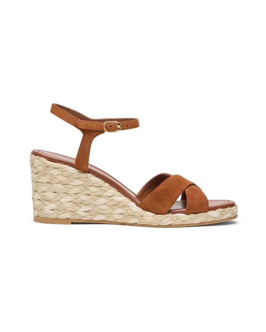 Stuart Weitzman Brown Wedges