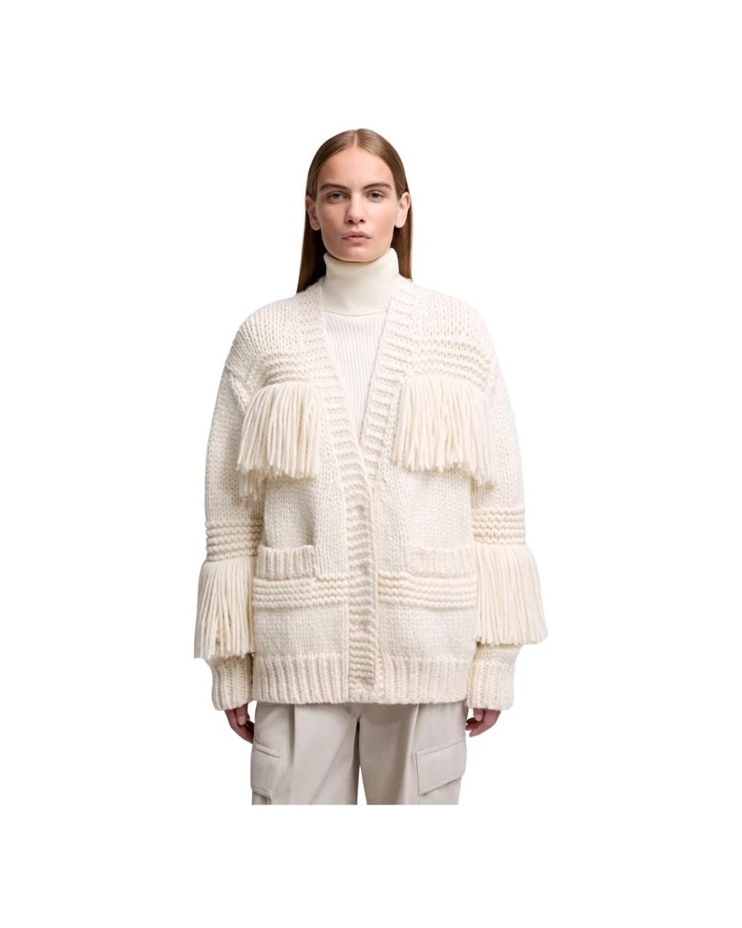 Cardigans Moncler en coloris Natural