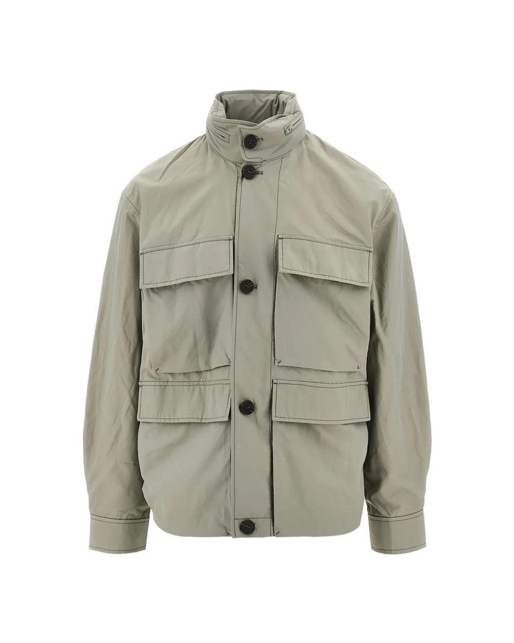 Emporio Armani Gray Light Jackets for men
