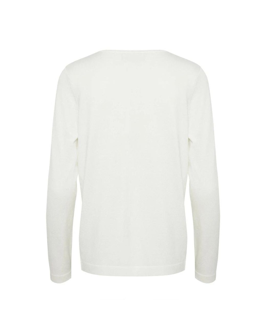 Kaffe Truien & Vesten ,Wit ,Nylon Eenvoudige Gebreide Vest in het White