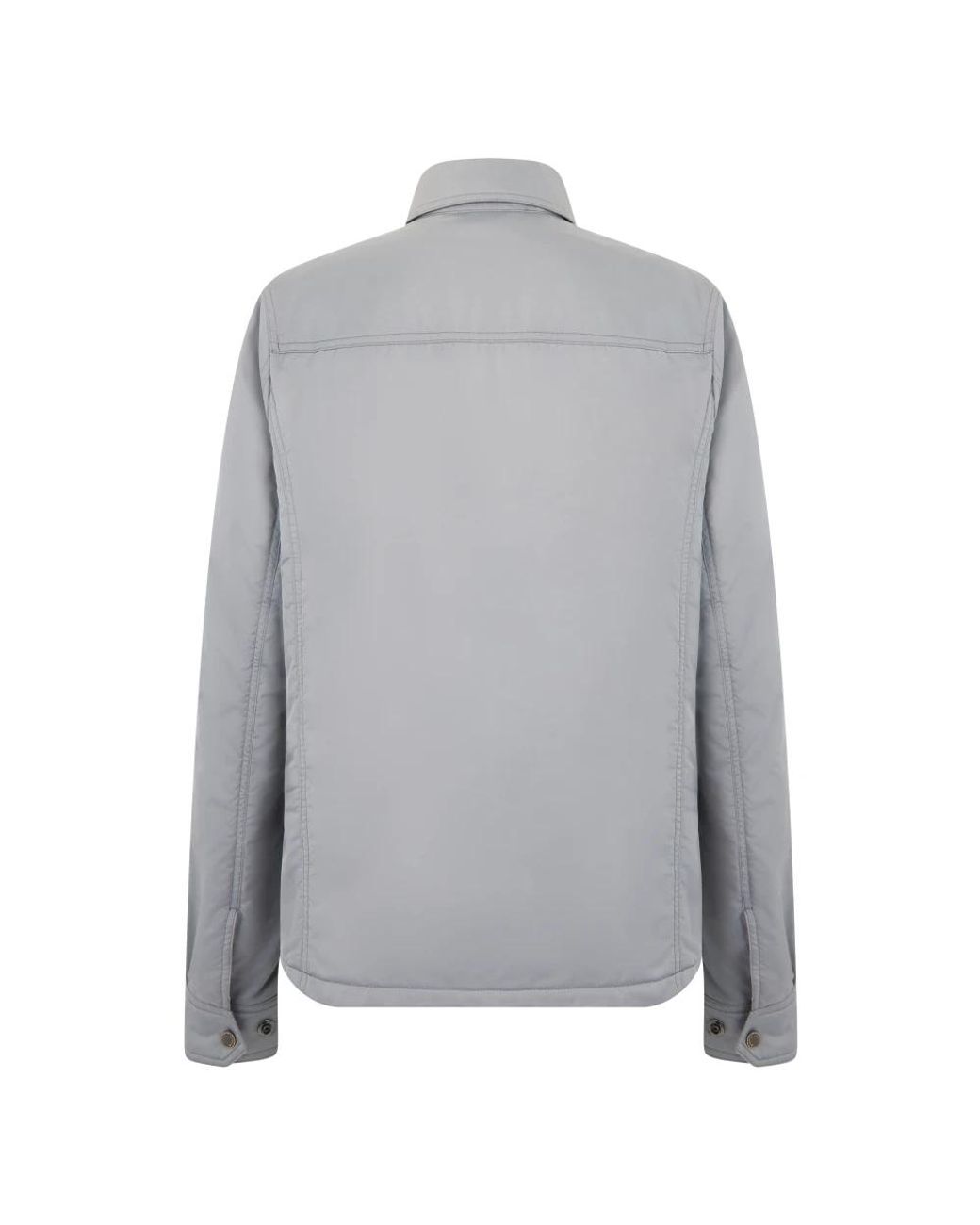 Moorer Gray Casual Shirts for men