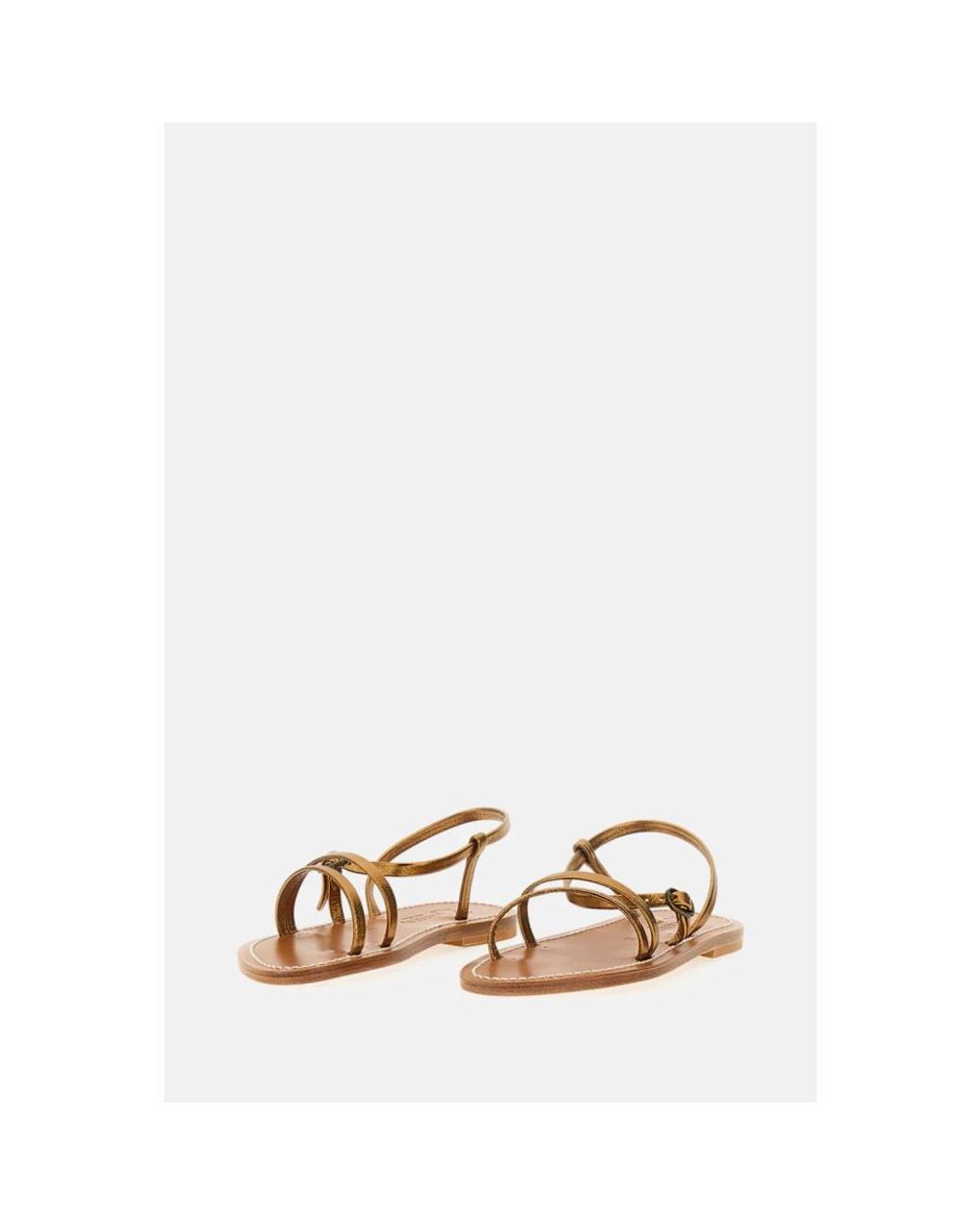 Flat Sandals di K. Jacques in Natural
