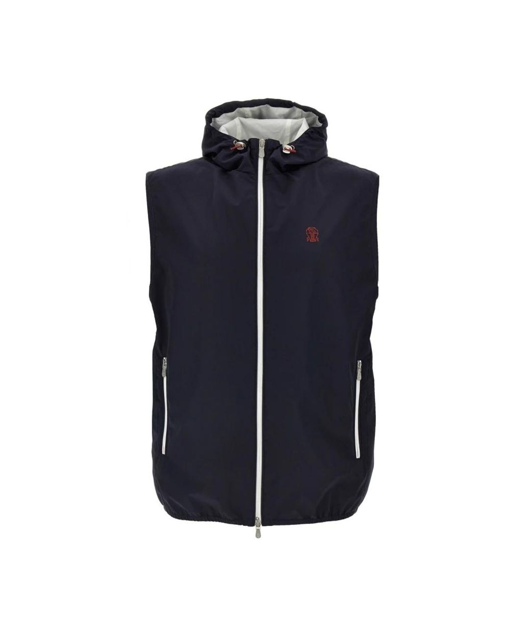 Brunello Cucinelli Blue Vests for men