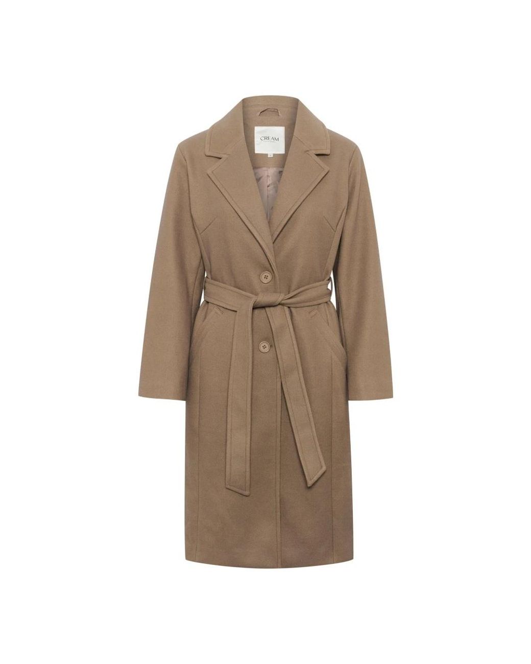 Cream Jassen ,Bruin ,Elegante Klassieke Jas Sepia Tint in het Brown